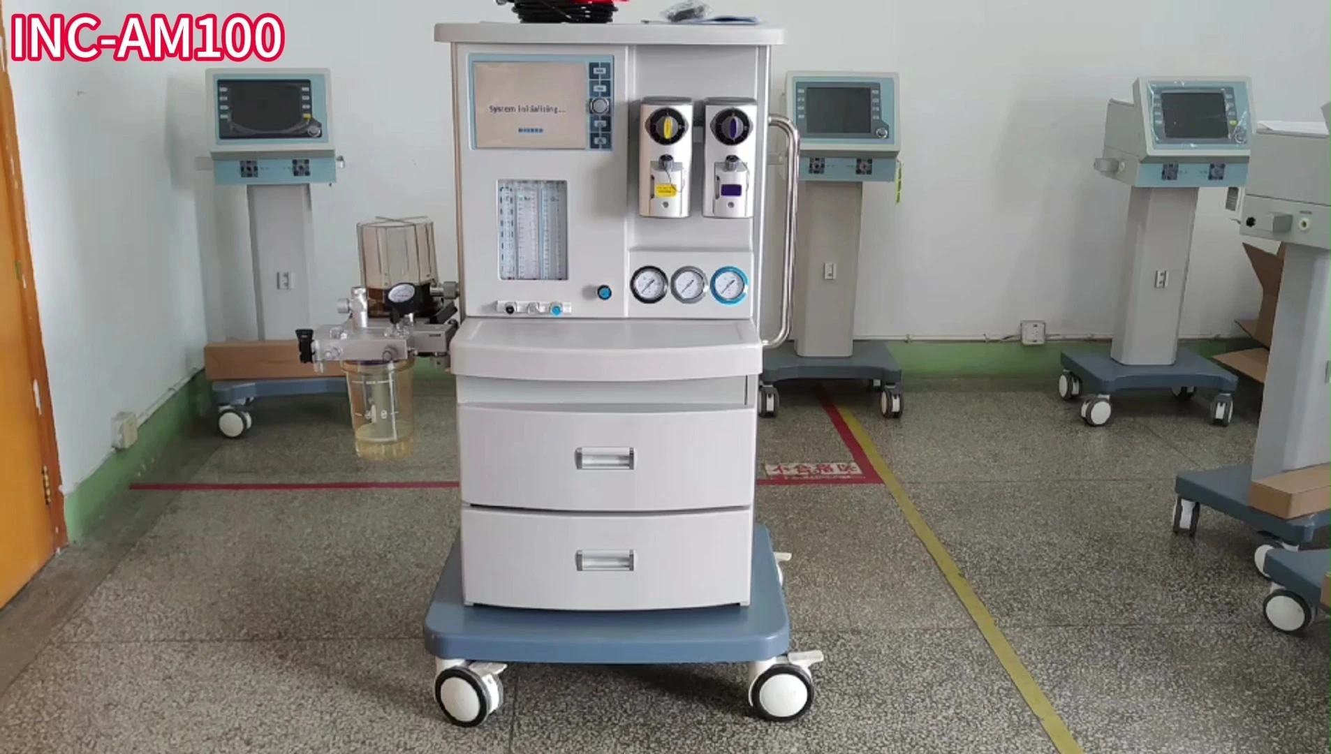 8.4-Inch TFT Display Human Anesthesia Machine Dual Air Vaporizer Medical Equipment for Anesthesiology | INNORKOM 1