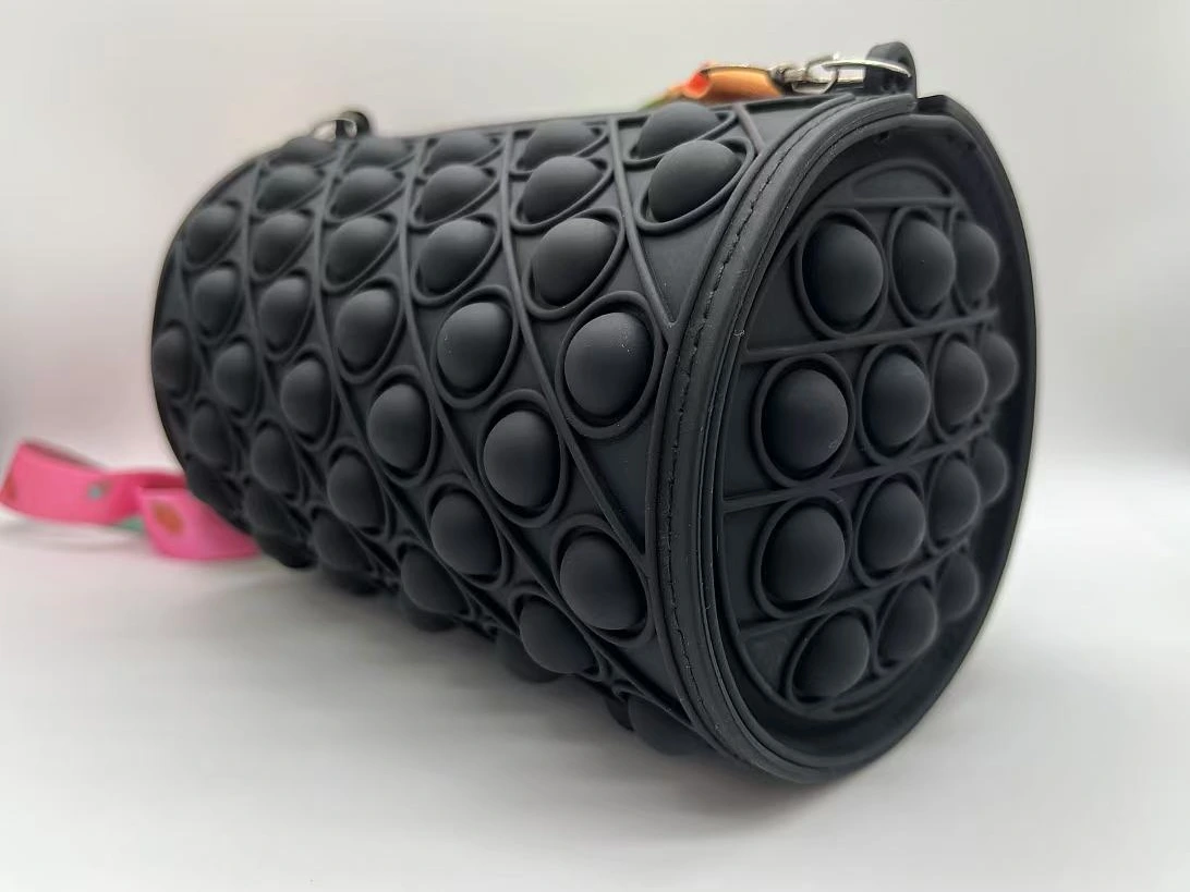 Dreamy Silicone Bubble Children's Round Bucket Bag 1