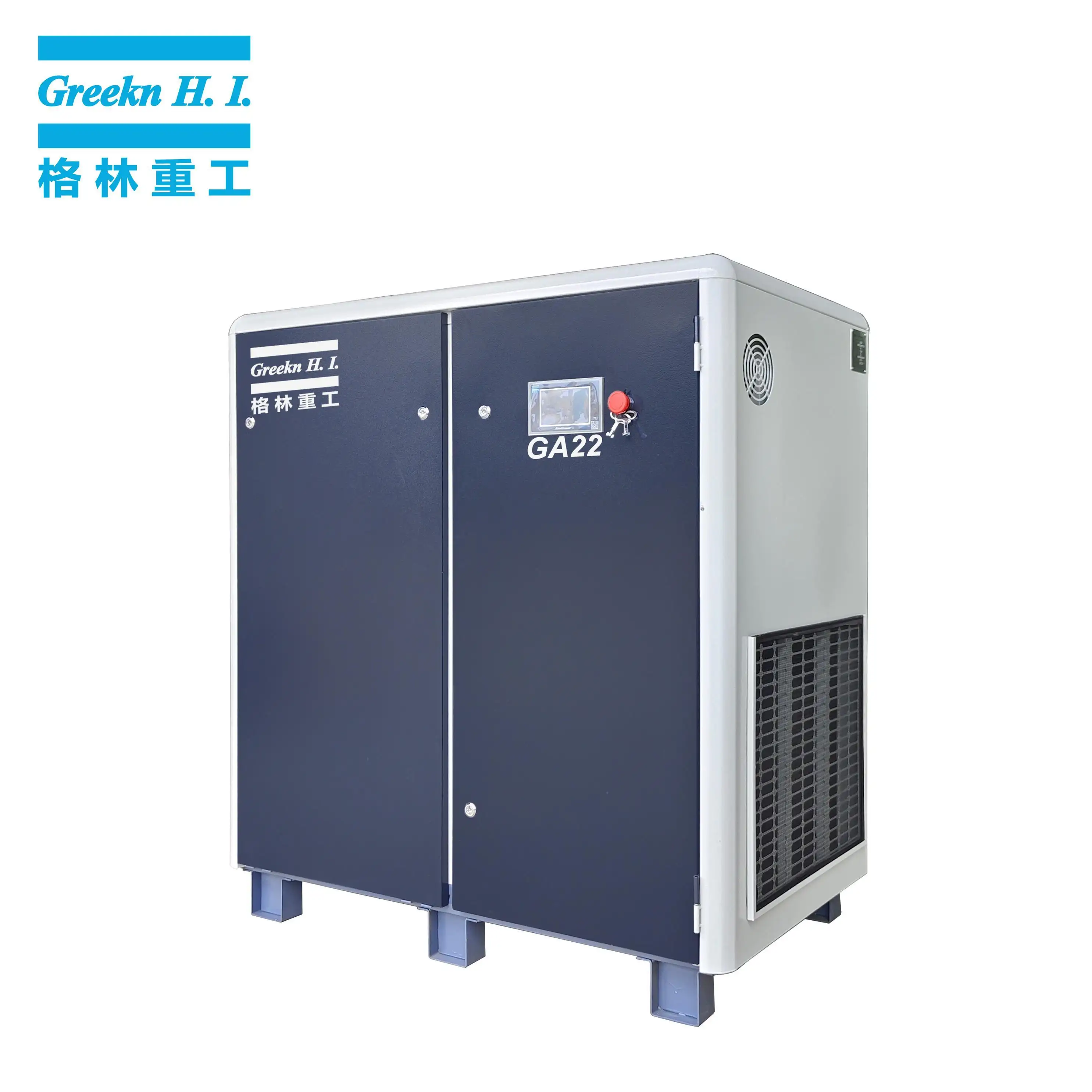 Greekn H.I. GA22 22KW 30HP Oil Lubricated Screw Air Compressor 2
