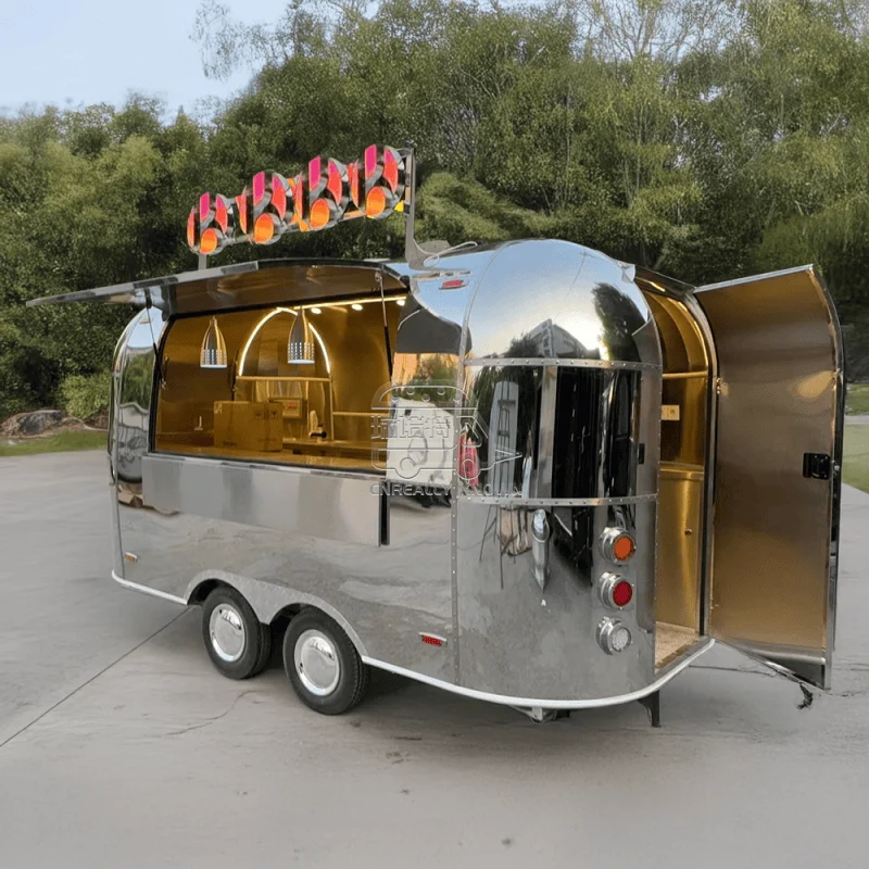 Van China Food Truck Factory op voorraad te koop tegen speciale prijzen! Airstream Food Trailer 1