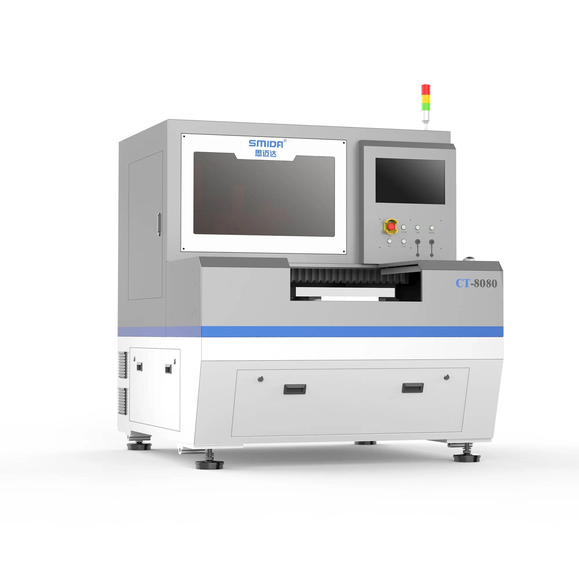 SMIDA 800*800mm PCB FPC लेजर वैकल्पिक प्रभाव दक्षता लेजर कटर CT-8080 1