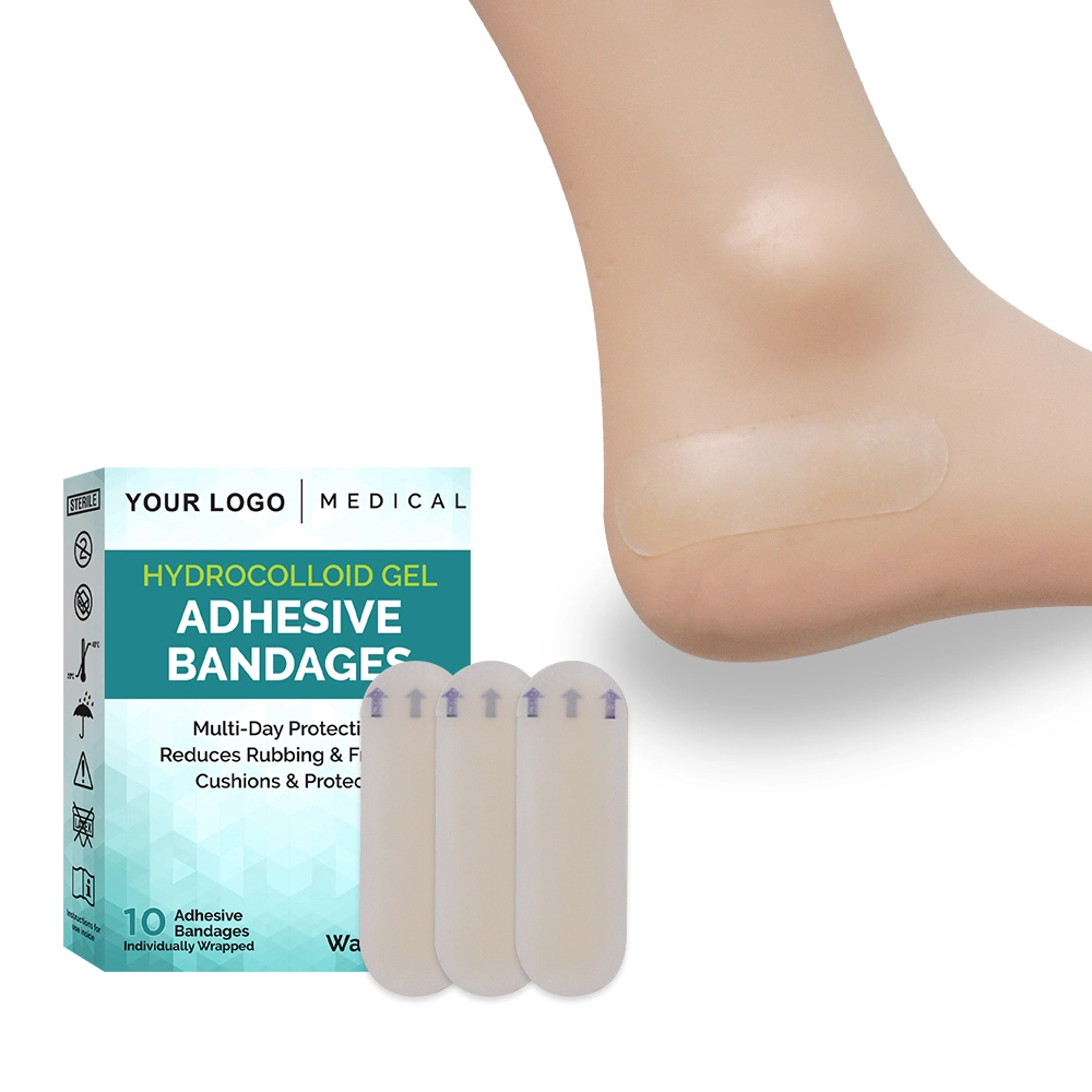 Huawei Blister Bandages for Feet,  Extra thin,Waterproof Seal Hydrocolloid Bandage for Toes Protection, Heel Blister Prevention 1