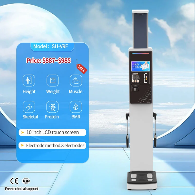 SH-V9F  Professional Height Weight Body Composition Analyzer Machine 1