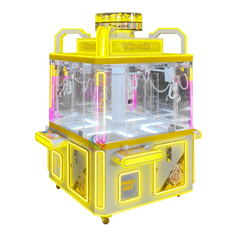 Machine à griffes pour quatre personnes, jeu à pièces, machine à griffes commerciale pour enfants de taille moyenne, jouet multi-personnes, distributeur automatique à griffes 1