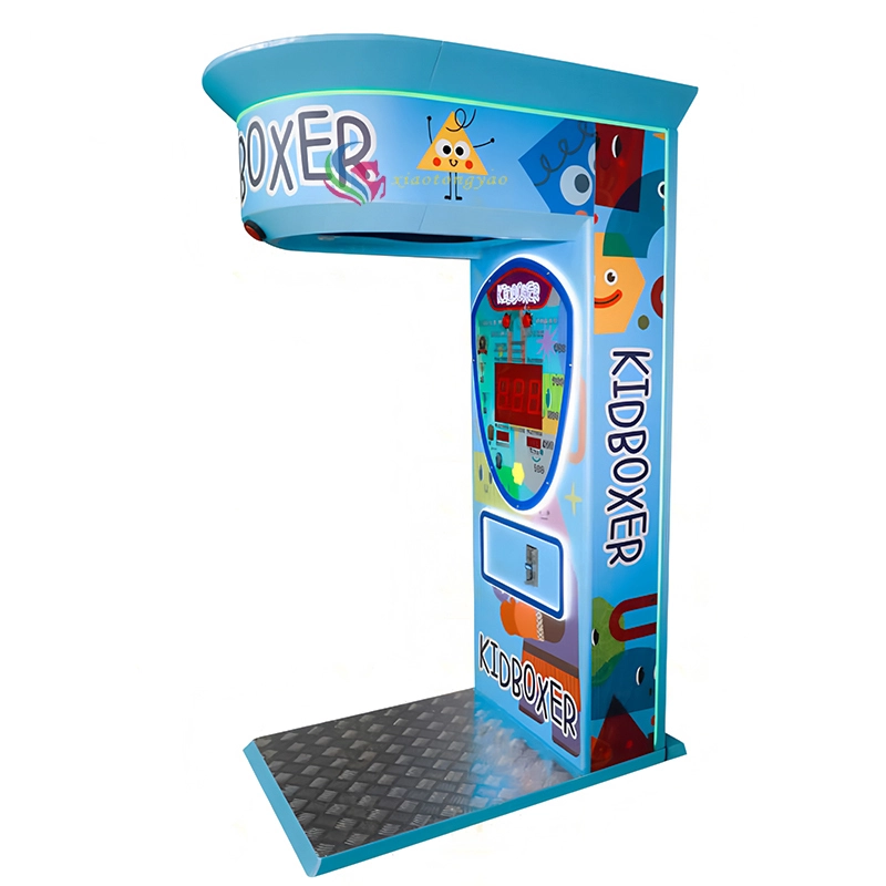 Amusement park sa mga bata sa dalan boxing arcade machine sensilyo operated sports puwersa pagsukod makina 1
