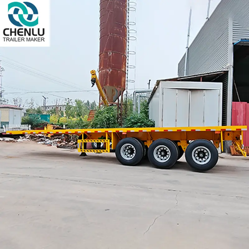 Chenlu Trailer Semi Flatbed Trailers for Sale CHENLUmanufacturer 6