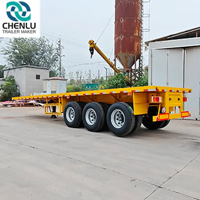 Chenlu Trailer Semi Flatbed Trailers for Sale CHENLUmanufacturer 5