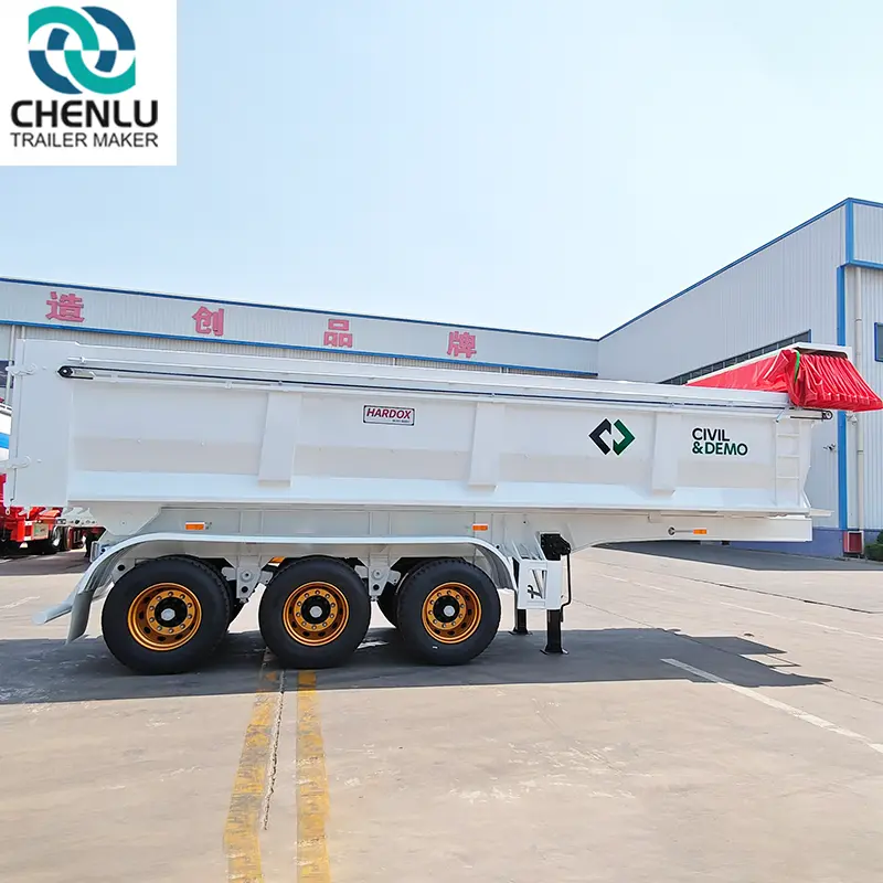 Factory Price Semi Truck Dump Trailer From China 6