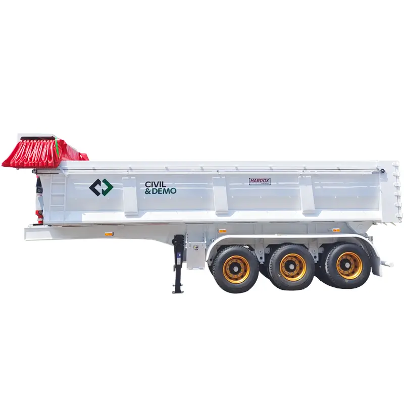 Factory Price Semi Truck Dump Trailer From China 2