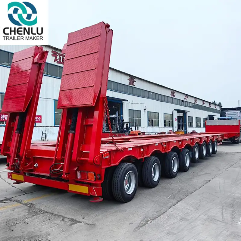 Chenlu Trailer Extendable Low Bed Trailer 7-22 Dayswith Custom Services 6