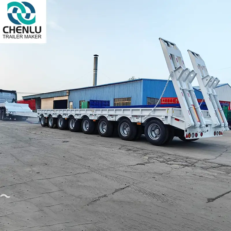 Chenlu Trailer Extendable Low Bed Trailer 7-22 Dayswith Custom Services 2
