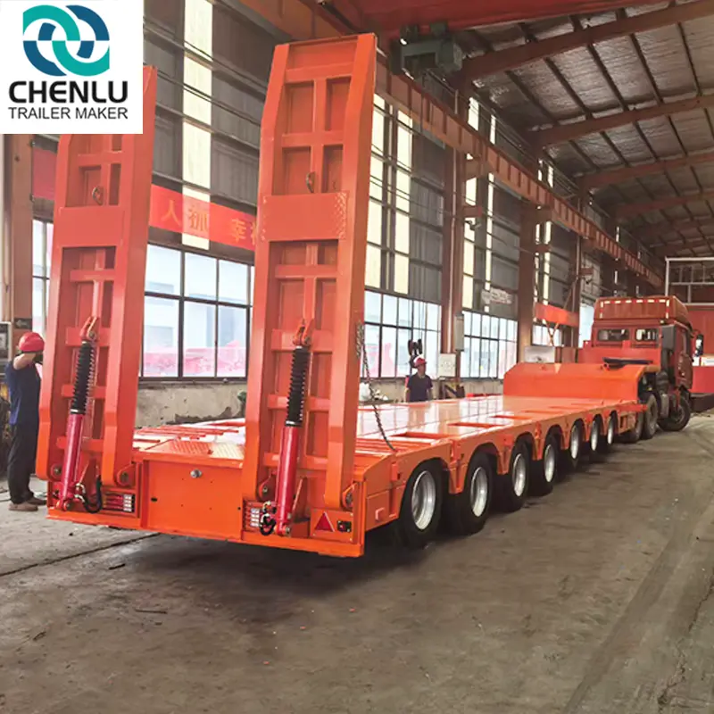 Chenlu Trailer Extendable Low Bed Trailer 7-22 Dayswith Custom Services 8