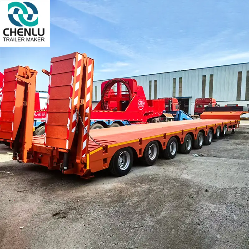 Chenlu Trailer Extendable Low Bed Trailer 7-22 Dayswith Custom Services 4