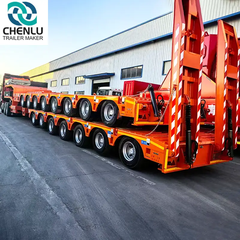 Chenlu Trailer Extendable Low Bed Trailer 7-22 Dayswith Custom Services 3