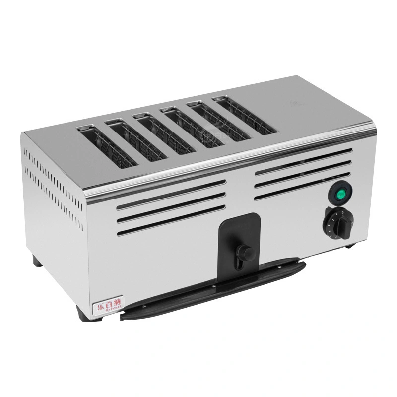 Grille-pain commercial 6 tranches, structure en acier inoxydable (6AST-C) 1