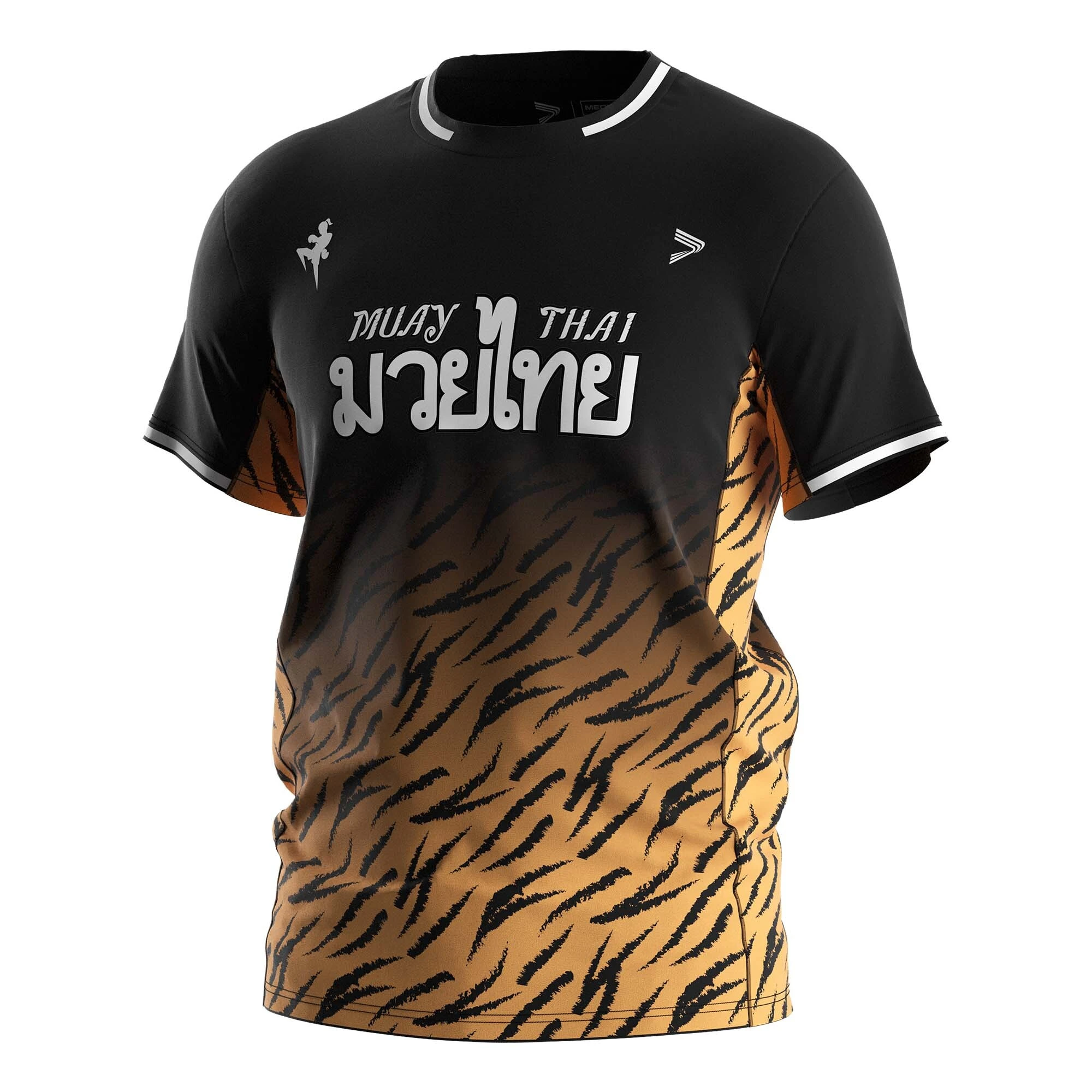 Rise Orange Tiger Fight Performance Shirt Black shirts MMA 1