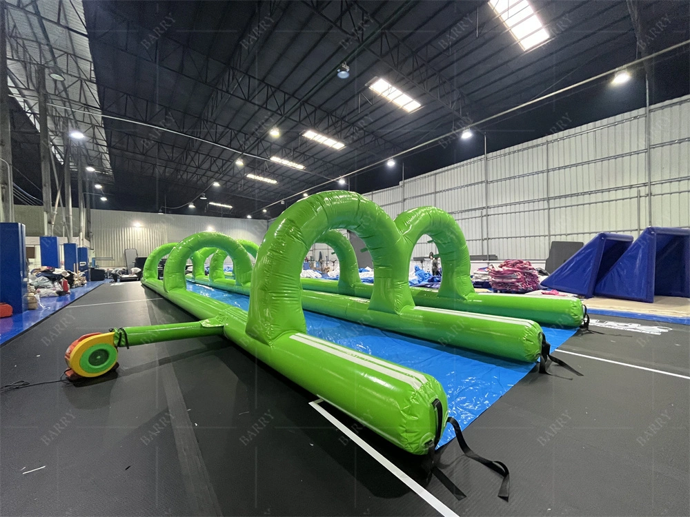1000 قدم Slip N Slide منزلق قابل للنفخ المدينة 1