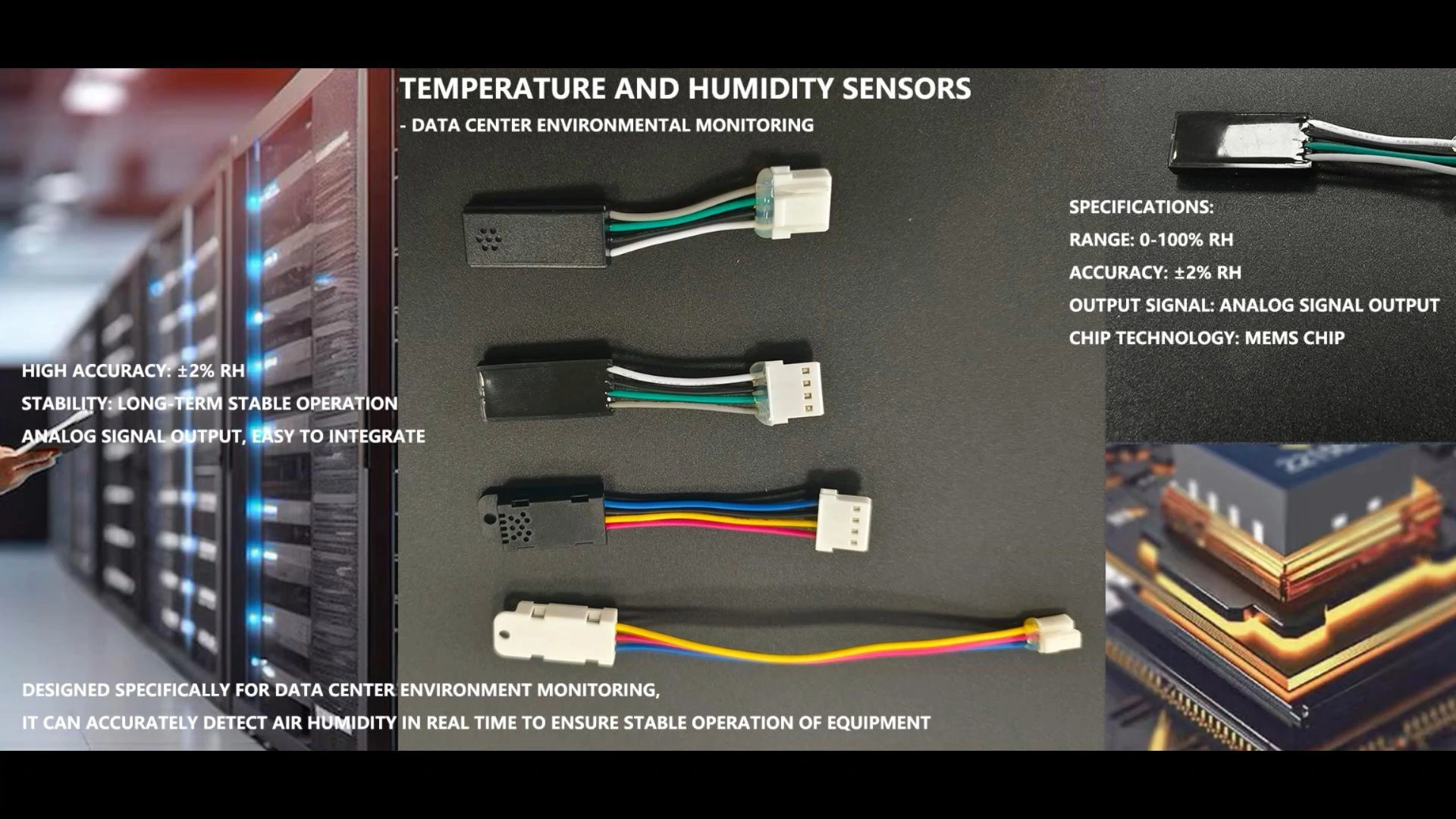 Sanqiaohui Temperature and Humidity Sensors for Data Centers 1