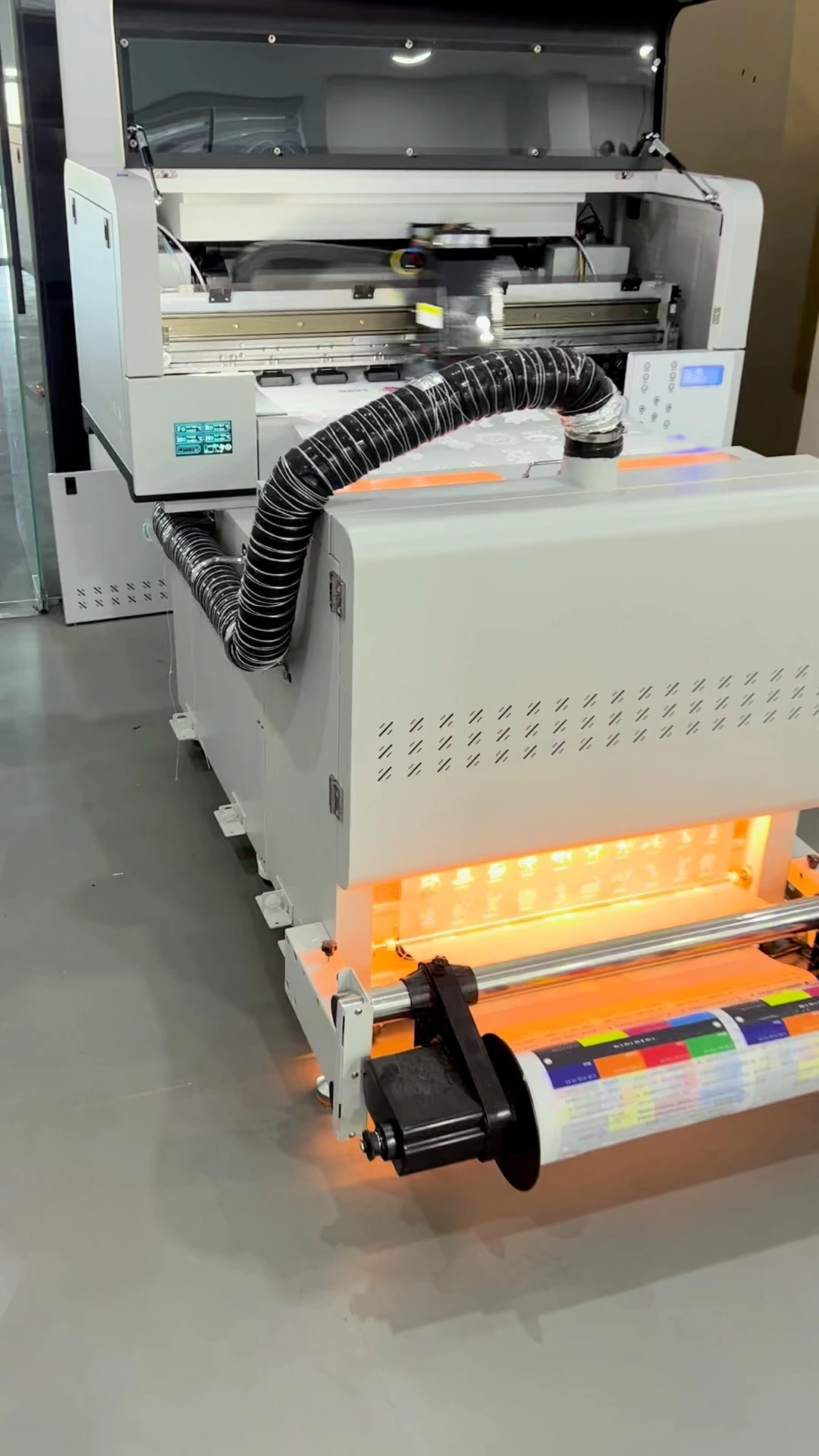 Mini impressora de transferência DTF de largura de impressão de 300 mm com agitador de pó da PRINTINGPLUS 1