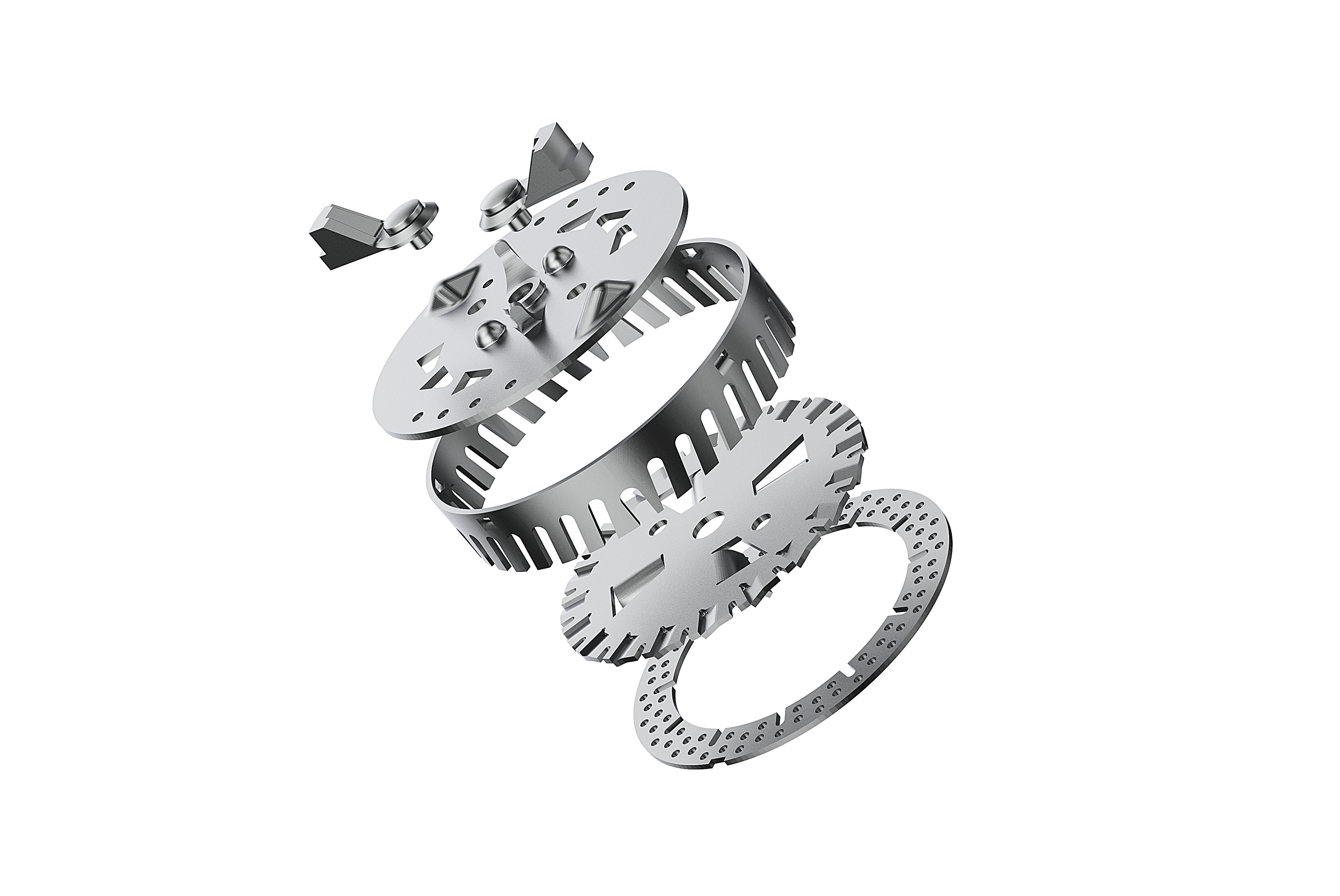The different levels of cutter heads of garbage disposers determine the fineness of grinding food residues. 4