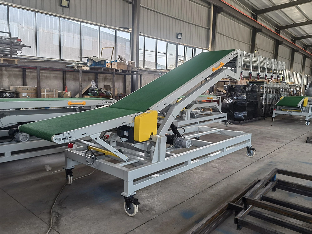 Machine robuste de bande transporteuse de chargement et de déchargement de camion/conteneur/remorque à charge lourde de 100 kg 1