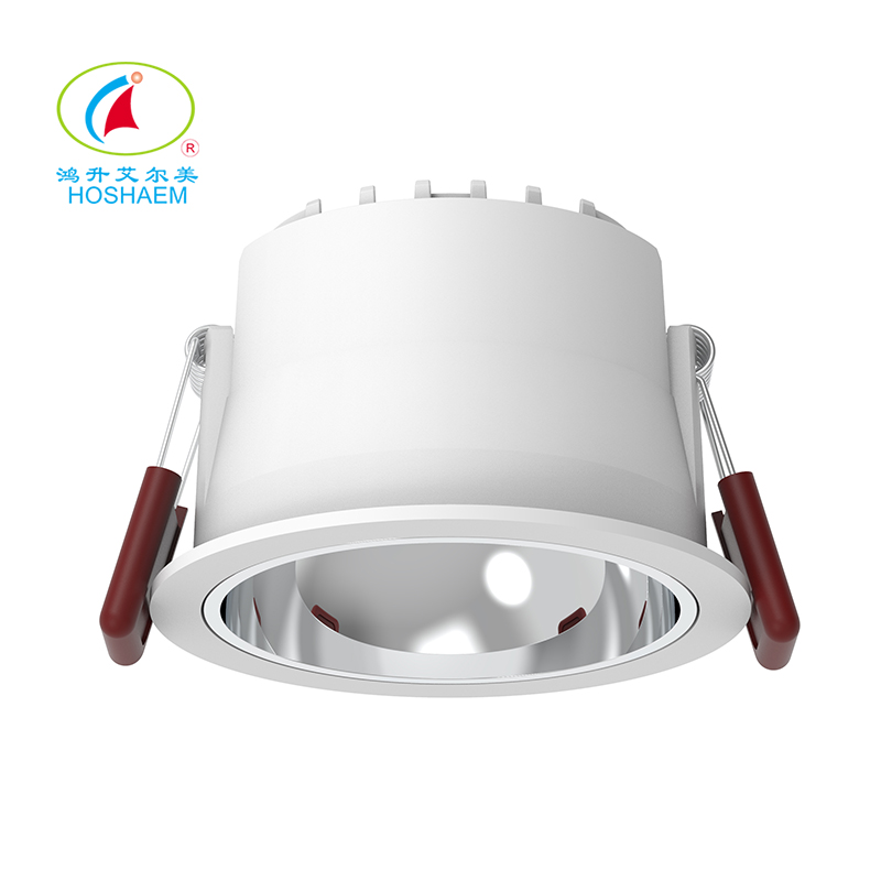 Hongsheng HOSHAEM LED Luzes de teto embutidas Painel de alumínio Downlight redondo CRI 90+ IP65 à prova d'água para locais úmidos internos & Externos 1