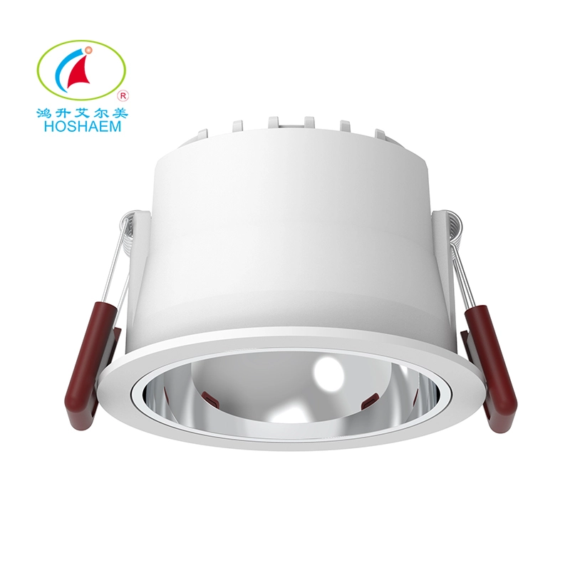 Honsheng HOSHAEM LED 埋め込み型シーリングライト アルミパネル ラウンド ダウンライト CRI 90+ IP65 防水 湿った場所用 屋内 & 屋外 1