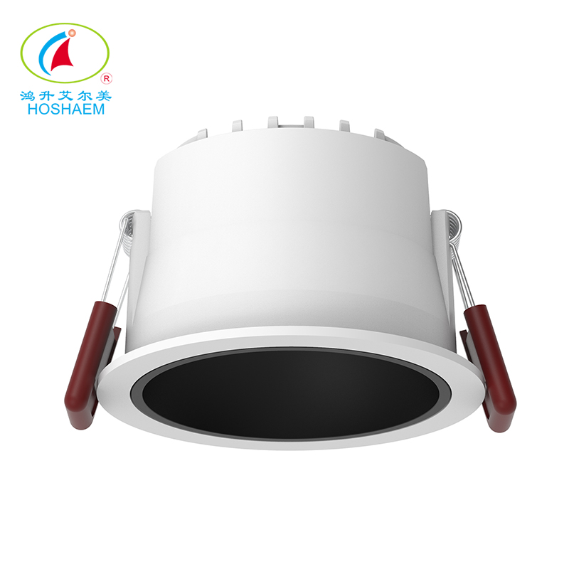 Hongsheng HOSHAEM LED Luzes de teto embutidas Painel de alumínio Downlight redondo CRI 90+ IP65 à prova d'água para locais úmidos internos & Externos 2