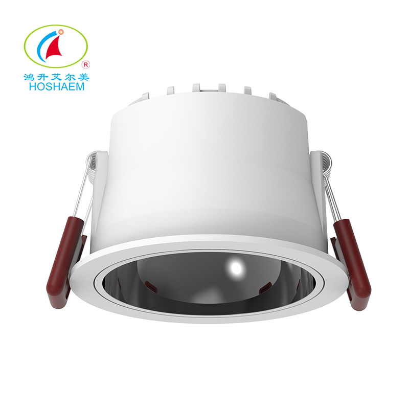 Hongsheng HOSHAEM LED Luzes de teto embutidas Painel de alumínio Downlight redondo CRI 90+ IP65 à prova d'água para locais úmidos internos & Externos 4