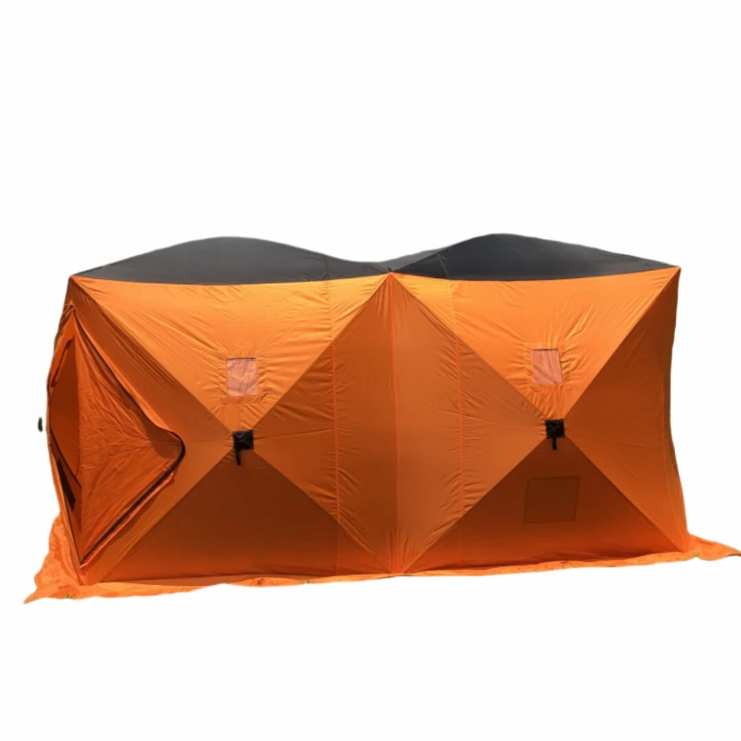 8-Person Pop-up BD-01 Ice Fishing Shelter 10s Setup Ventilated Chimney Design 1