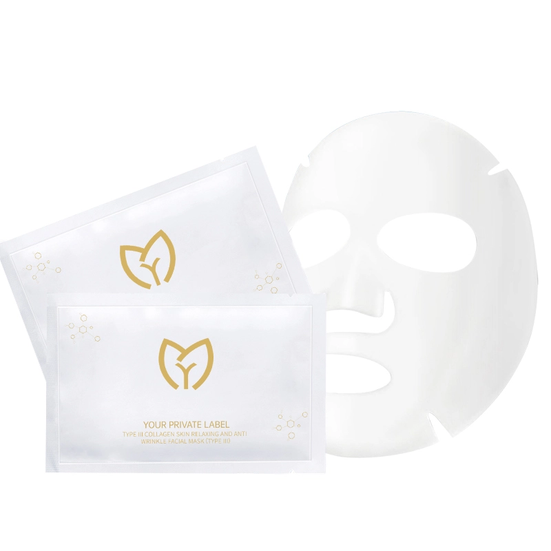 Type III collagen skin relaxing and anti wrinkle facial mask 1