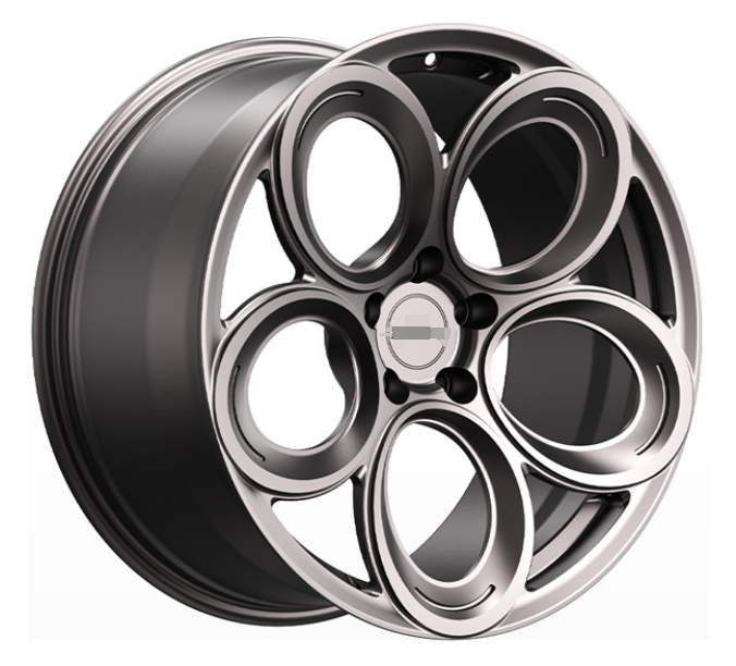 Four-leaf clover single piece forged lightweight wheel hub 1