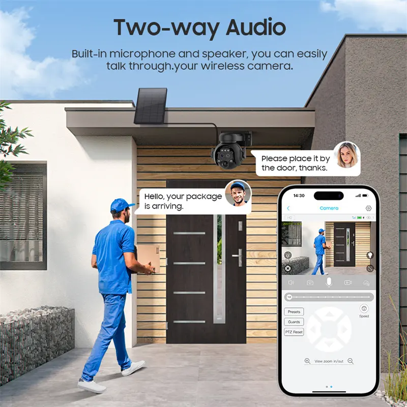 Newestlow Power Solar 4g Camera for Supermarket 7
