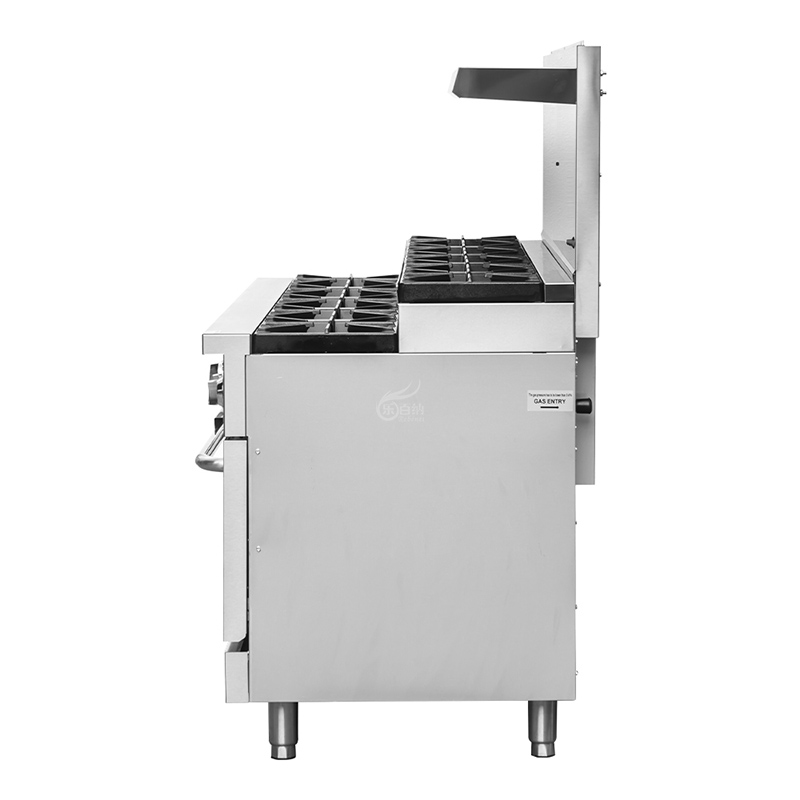 10 Burner Commercial Gas Range with Step-up Design (RGR60LS) 6