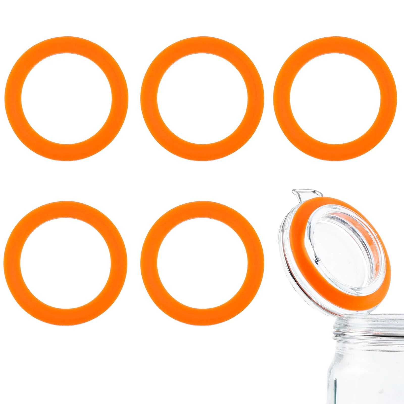 Junta de repuesto para tarro Mason – 70 mm/86 mm, conforme a la FDA 1