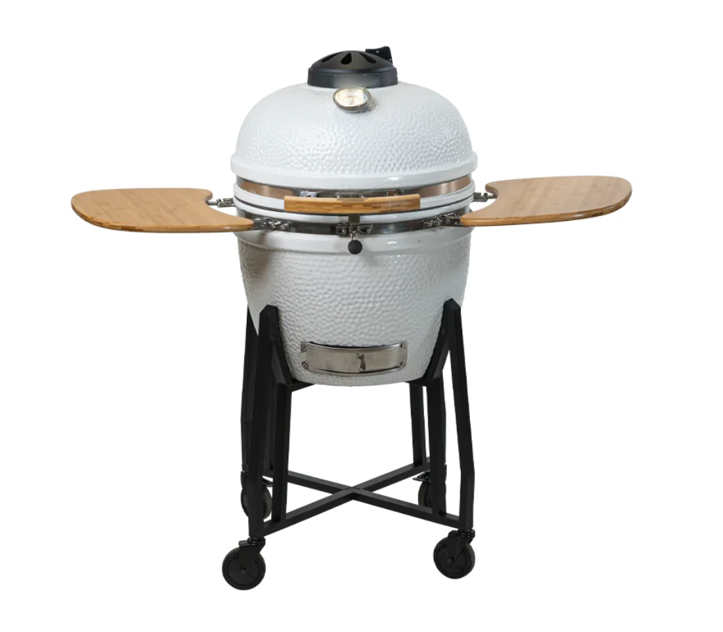 24inch  MCD commercial round ceramic and stainless steel stove Kamado outdoor grill kitchen 1