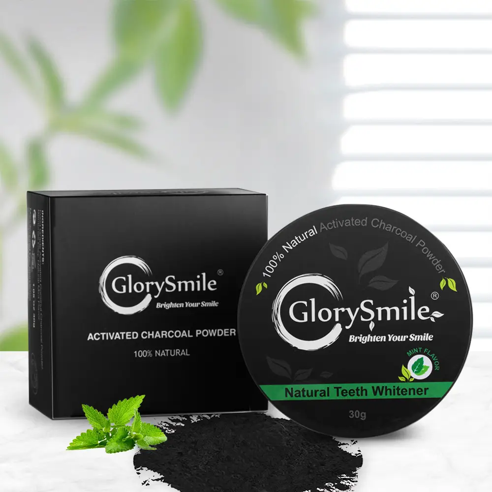 Teeth Whitening Powder 30g/100g Natural Coconut Charcoal Teeth Powder Fresh Breath Mint Flavor 1