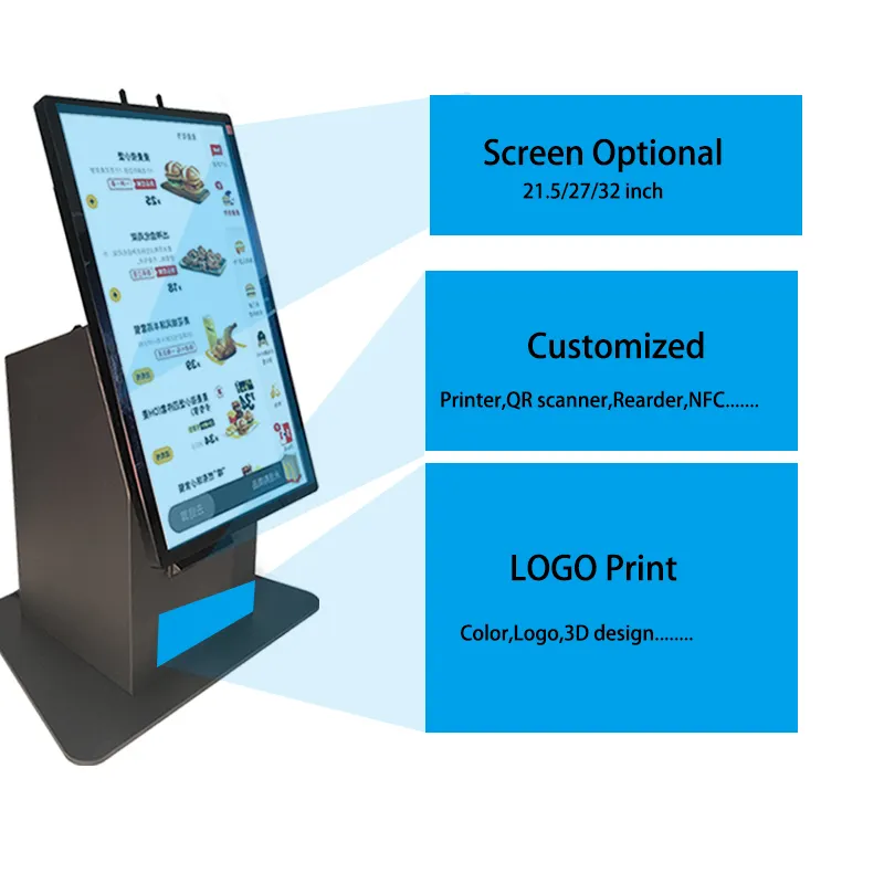 Kiosk Payment Terminals Touch Screen Self Ordering Printer Payment KIosk - - LUXURING 2