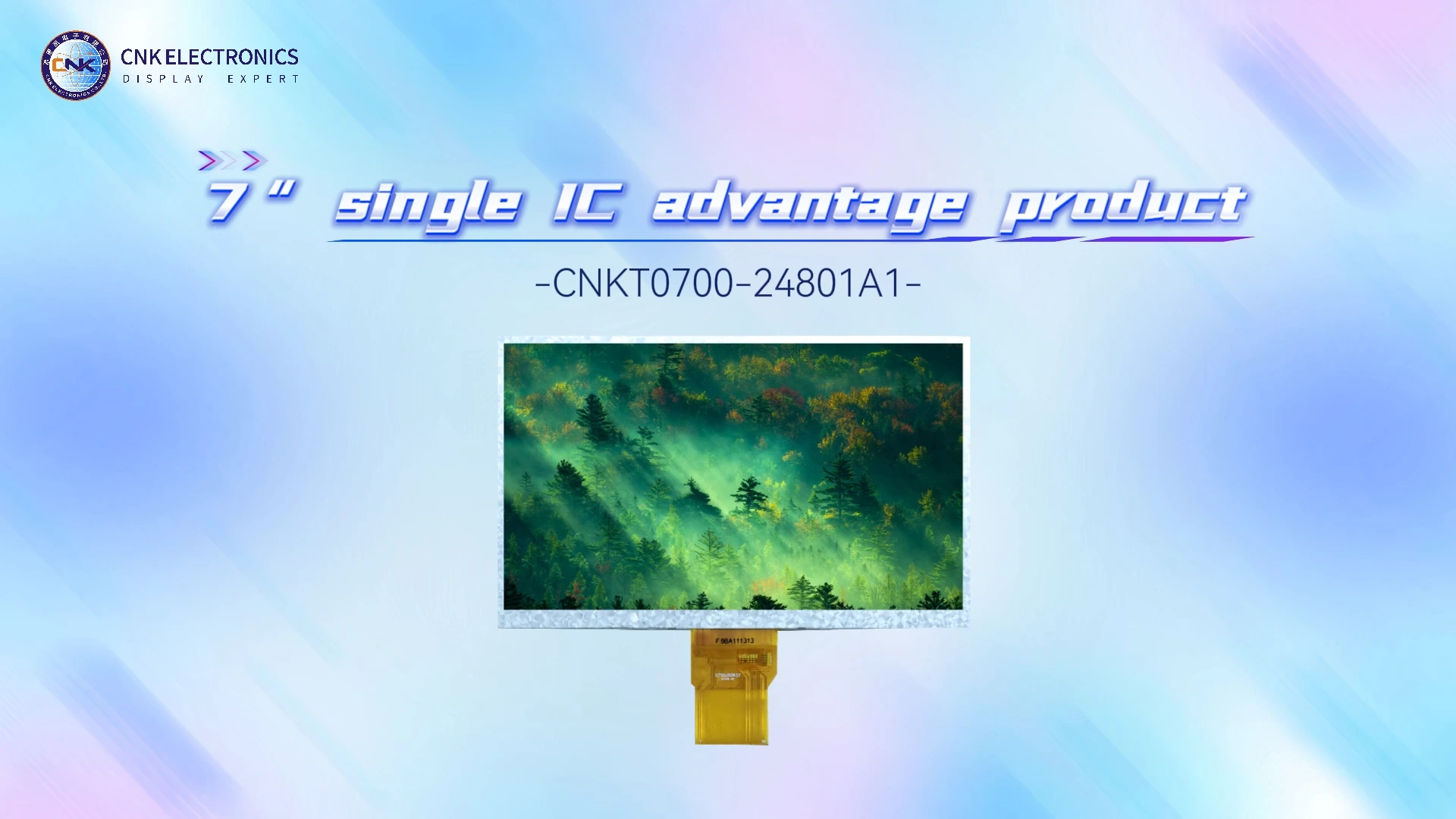 Pantalla LCD TFT de 7”CNK 1