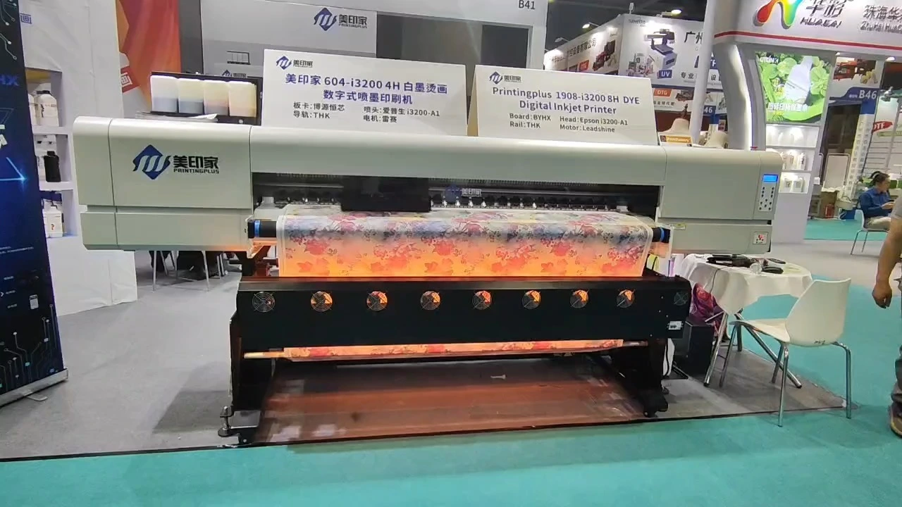 Impressora de sublimação de tinta de grande formato para banners e tecidos - solução de impressão profissional da PRINTINGPLUS 1