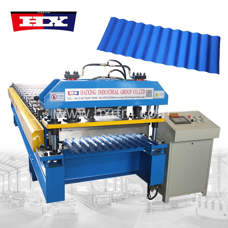 Corrugated iron sheet making machine 1