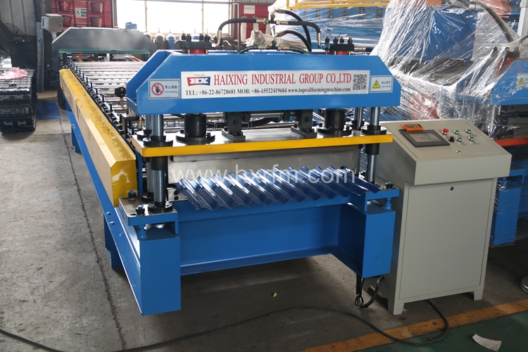 Corrugated iron sheet making machine 2