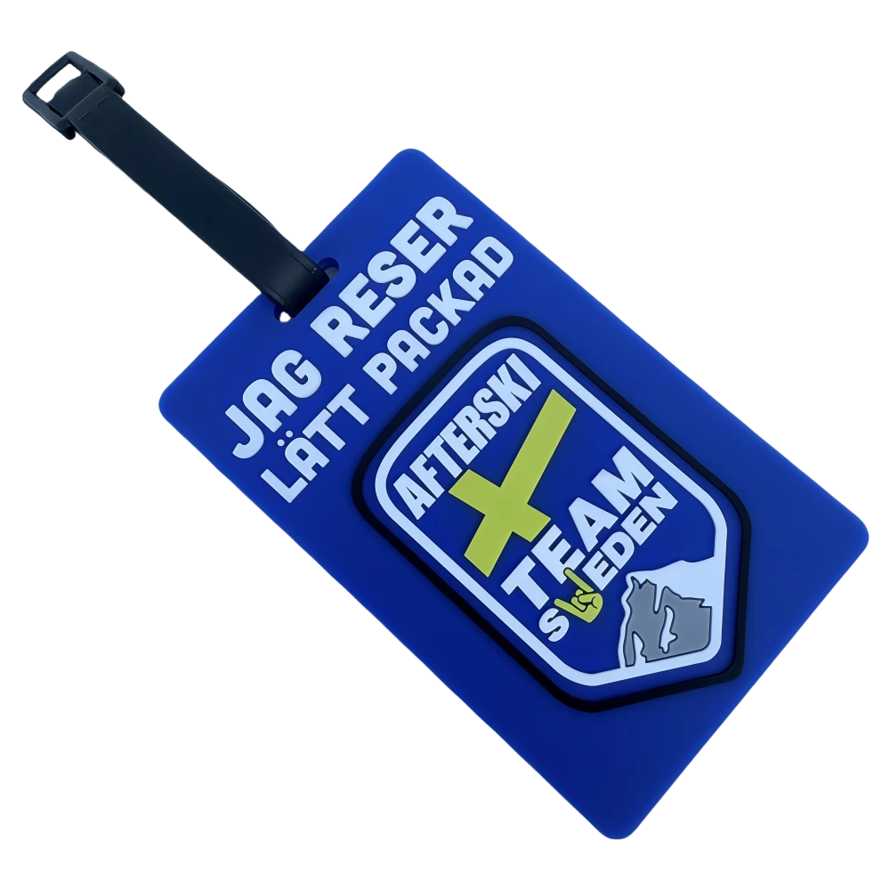 PVC Custom Logo Luggage Tag for Suitcases - Personalized Travel ID Name Tag 1