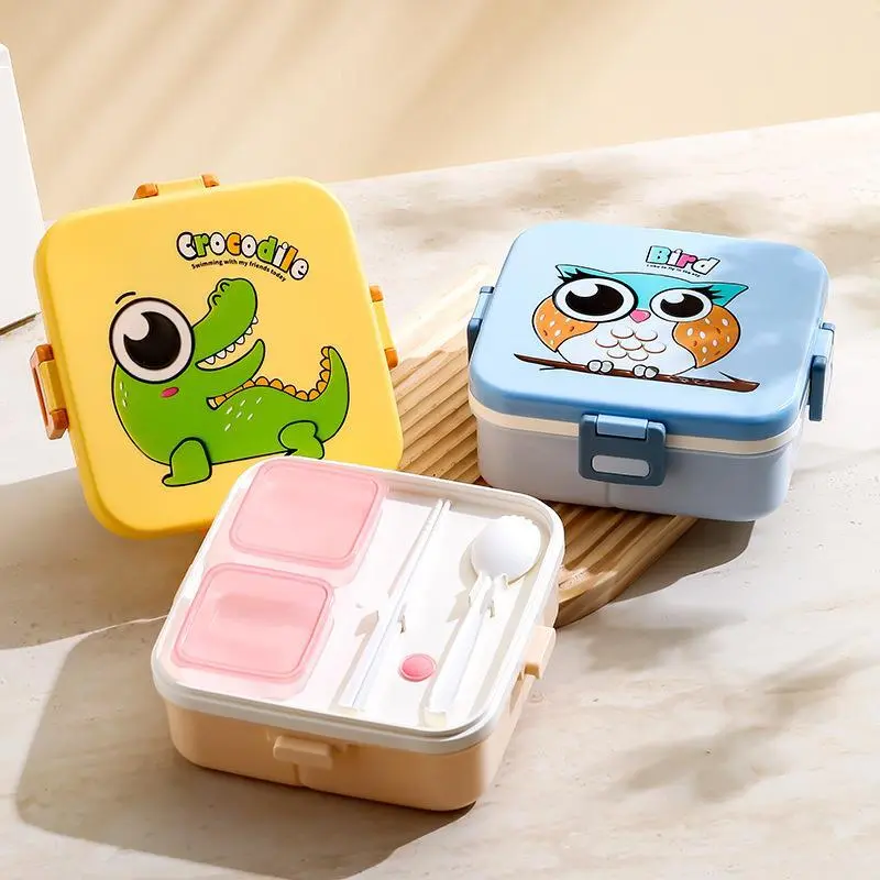 Cartoon Square Children's Bento Box, Multiple Styles of Bento Boxes 1