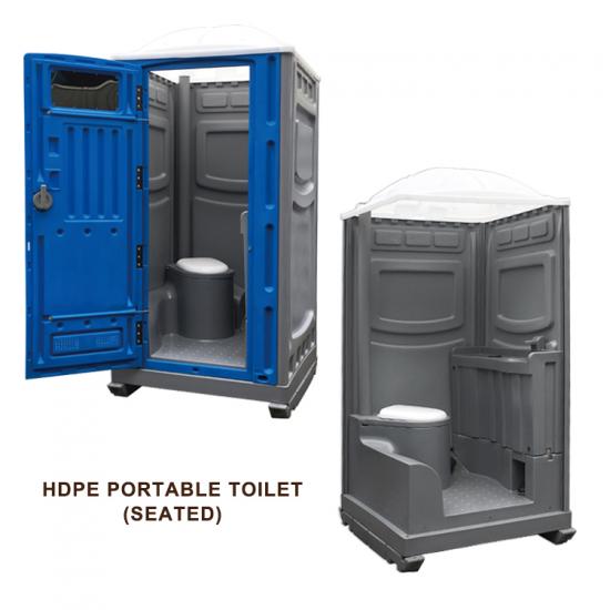 Bahan Plastik Kabin toilet portabel seluler untuk kamar mandi 1