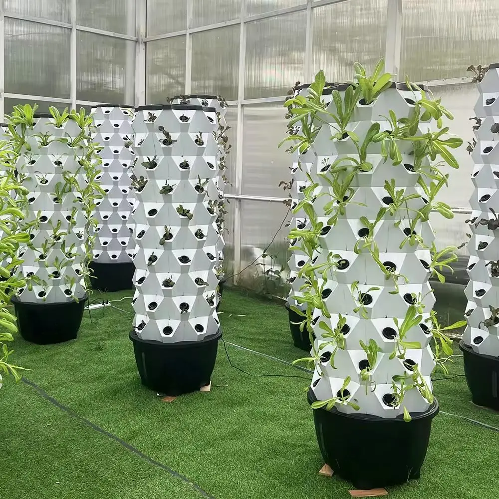 Pineapple Towers for Hydroponics Greenhouses in Italy | Lyine, image size:1000x1000