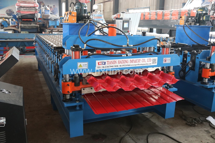 double layer roof sheet roll forming machine 2