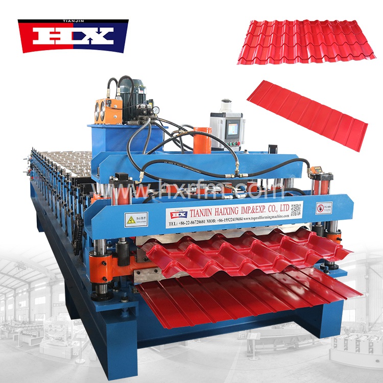 double layer roof sheet roll forming machine 1