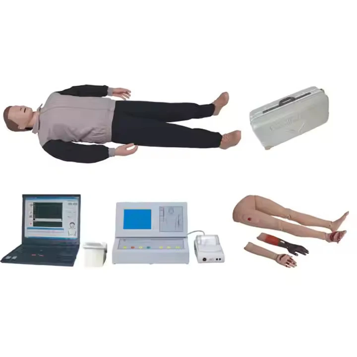 Maniquí de entrenamiento de RCP de ciencia médica avanzada con pantalla LCD | INNORKOM 1