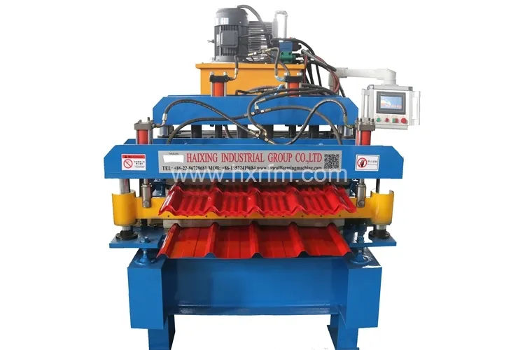 Roof Sheet Manufacturing Machine Price - - HAIXING 2